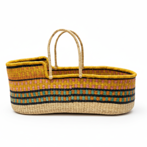 Sweet Lullaby Moses Basket – Handwoven Baby Bassinet for Newborns